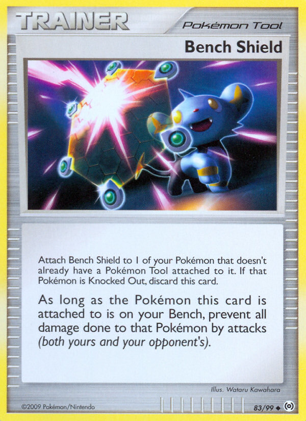 Bench Shield (83/99) [Platinum: Arceus] - Card Brawlers | Quebec | Canada | Yu-Gi-Oh!