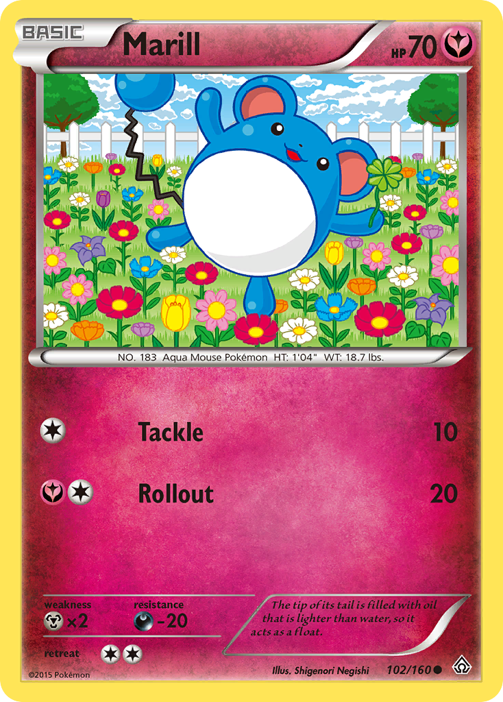 Marill (102/160) [XY: Primal Clash] - Card Brawlers | Quebec | Canada | Yu-Gi-Oh!