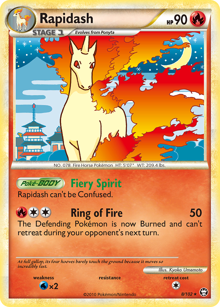 Rapidash (8/102) [HeartGold & SoulSilver: Triumphant] - Card Brawlers | Quebec | Canada | Yu-Gi-Oh!