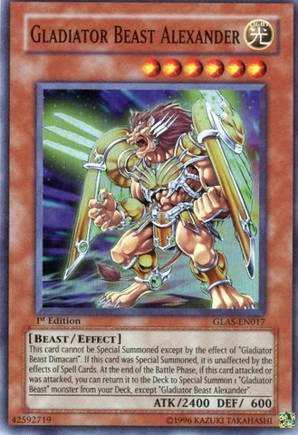 Gladiator Beast Alexander [GLAS-EN017] Super Rare - Card Brawlers | Quebec | Canada | Yu-Gi-Oh!