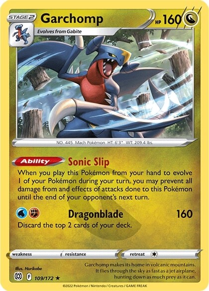 Garchomp (109/172) [Sword & Shield: Brilliant Stars] - Card Brawlers | Quebec | Canada | Yu-Gi-Oh!