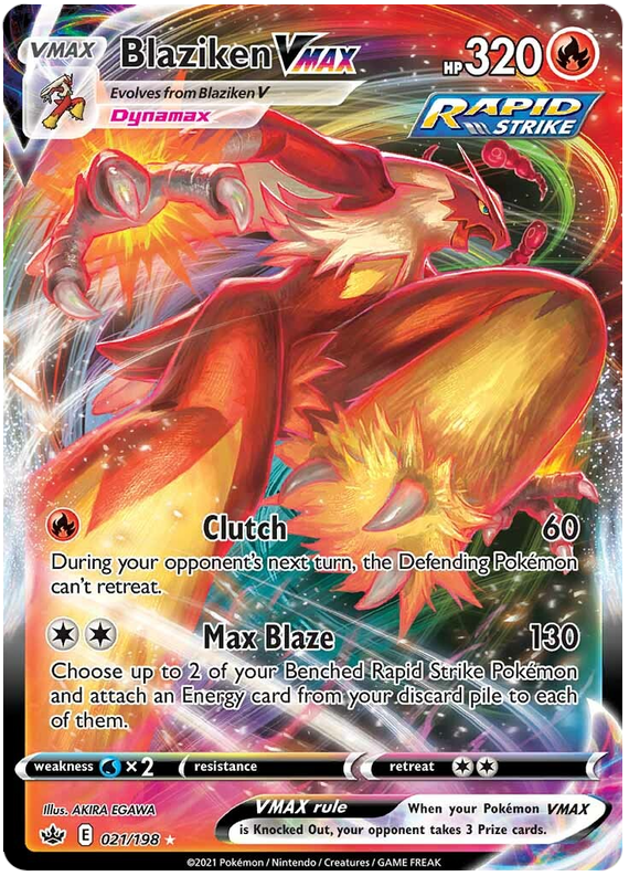Blaziken VMAX (021/198) [Sword & Shield: Chilling Reign] - Card Brawlers | Quebec | Canada | Yu-Gi-Oh!