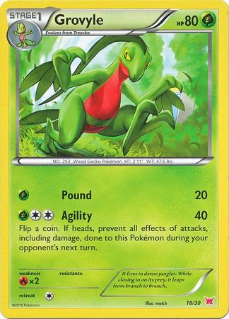 Grovyle (18/30) [XY: Trainer Kit 2 - Latias] - Card Brawlers | Quebec | Canada | Yu-Gi-Oh!