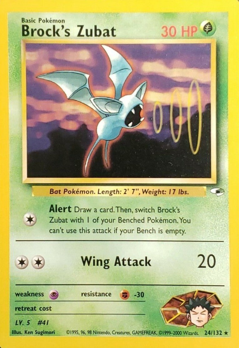 Brock's Zubat (24/132) [Gym Heroes Unlimited] - Card Brawlers | Quebec | Canada | Yu-Gi-Oh!