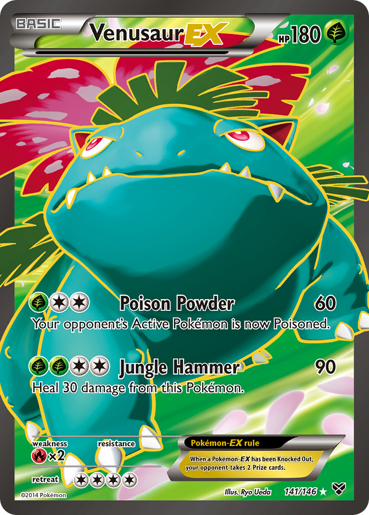 Venusaur EX (141/146) [XY: Base Set] - Card Brawlers | Quebec | Canada | Yu-Gi-Oh!