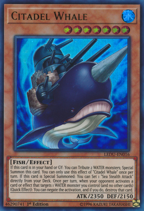 Citadel Whale [LEDU-EN016] Ultra Rare - Yu-Gi-Oh! - Card Brawlers | Quebec | Canada |