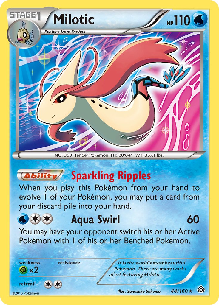 Milotic (44/160) (Theme Deck Exclusive) [XY: Primal Clash] - Card Brawlers | Quebec | Canada | Yu-Gi-Oh!