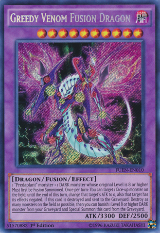 Greedy Venom Fusion Dragon [FUEN-EN010] Secret Rare - Card Brawlers | Quebec | Canada | Yu-Gi-Oh!