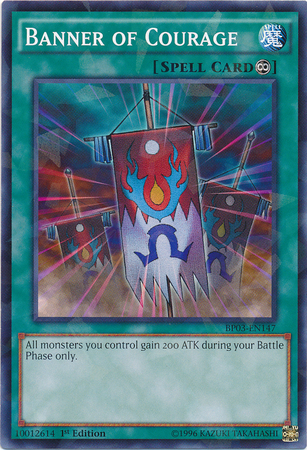 Banner of Courage [BP03-EN147] Shatterfoil Rare - Card Brawlers | Quebec | Canada | Yu-Gi-Oh!