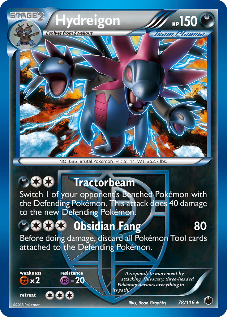 Hydreigon (78/116) [Black & White: Plasma Freeze] - Card Brawlers | Quebec | Canada | Yu-Gi-Oh!