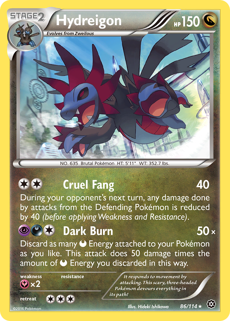 Hydreigon (86/114) [XY: Steam Siege] - Card Brawlers | Quebec | Canada | Yu-Gi-Oh!