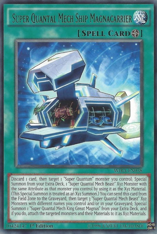 Super Quantal Mech Ship Magnacarrier [WIRA-EN038] Rare - Card Brawlers | Quebec | Canada | Yu-Gi-Oh!