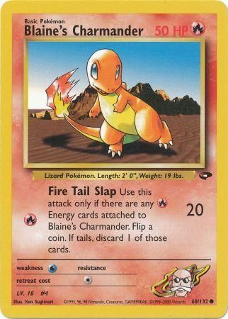 Blaine's Charmander (60/132) [Gym Challenge Unlimited] - Card Brawlers | Quebec | Canada | Yu-Gi-Oh!