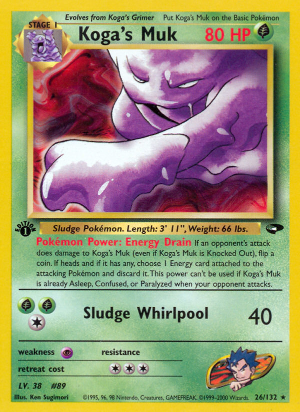 Koga's Muk (26/132) [Gym Challenge 1st Edition] - Card Brawlers | Quebec | Canada | Yu-Gi-Oh!