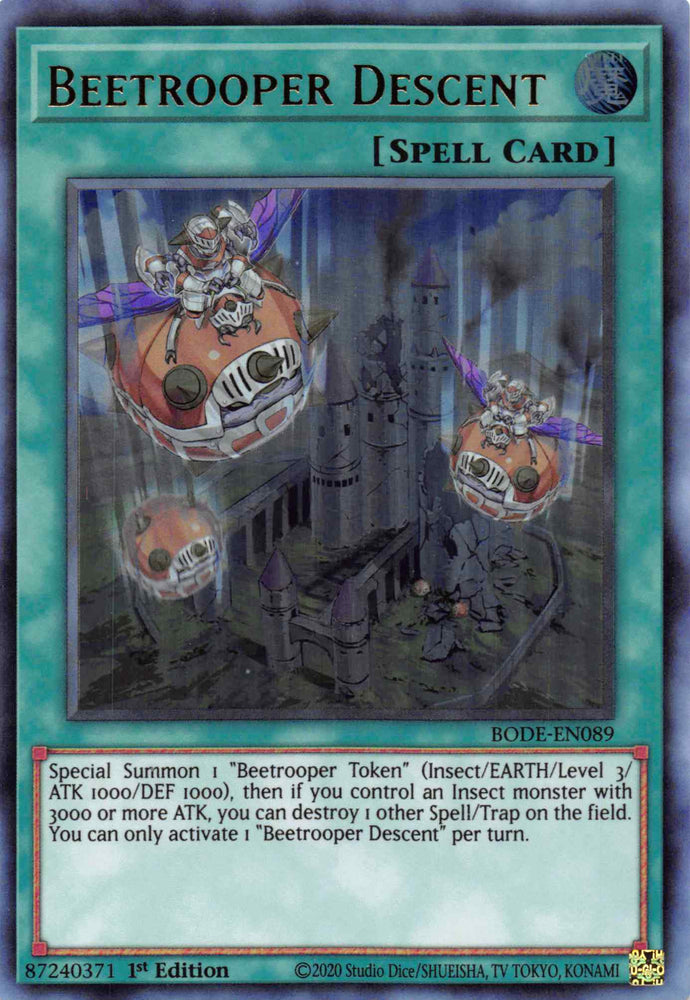 Beetrooper Descent [BODE-EN089] Ultra Rare - Card Brawlers | Quebec | Canada | Yu-Gi-Oh!