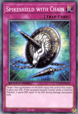 Spikeshield with Chain [SGX1-ENC19] Common - Card Brawlers | Quebec | Canada | Yu-Gi-Oh!