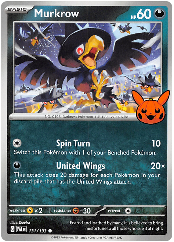 Murkrow (131/193) [Trick or Trade 2023] - Card Brawlers | Quebec | Canada | Yu-Gi-Oh!