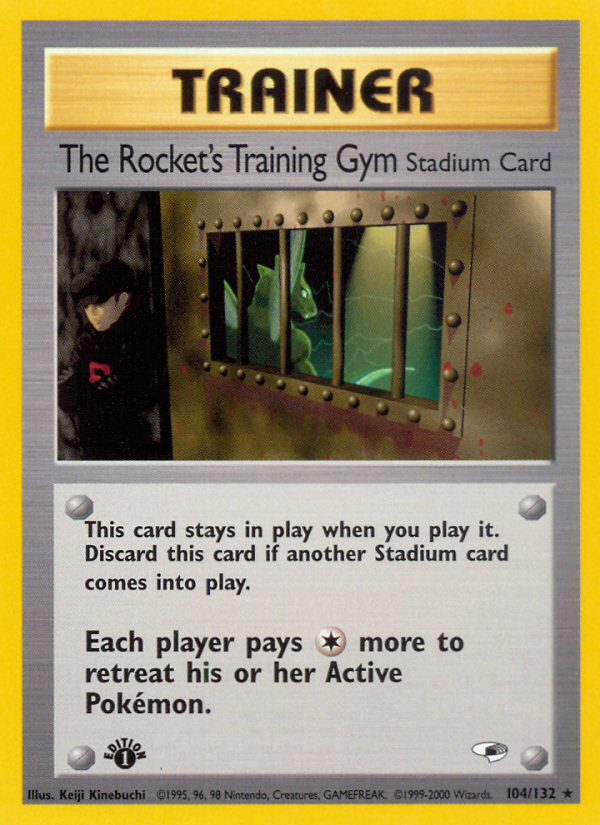 The Rocket's Training Gym (104/132) [Gym Heroes 1st Edition] - Card Brawlers | Quebec | Canada | Yu-Gi-Oh!