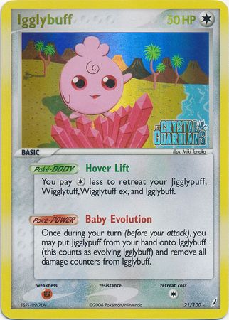 Igglybuff (21/100) (Stamped) [EX: Crystal Guardians] - Card Brawlers | Quebec | Canada | Yu-Gi-Oh!