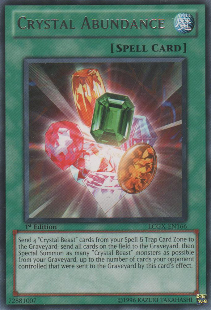 Crystal Abundance [LCGX-EN166] Rare - Card Brawlers | Quebec | Canada | Yu-Gi-Oh!