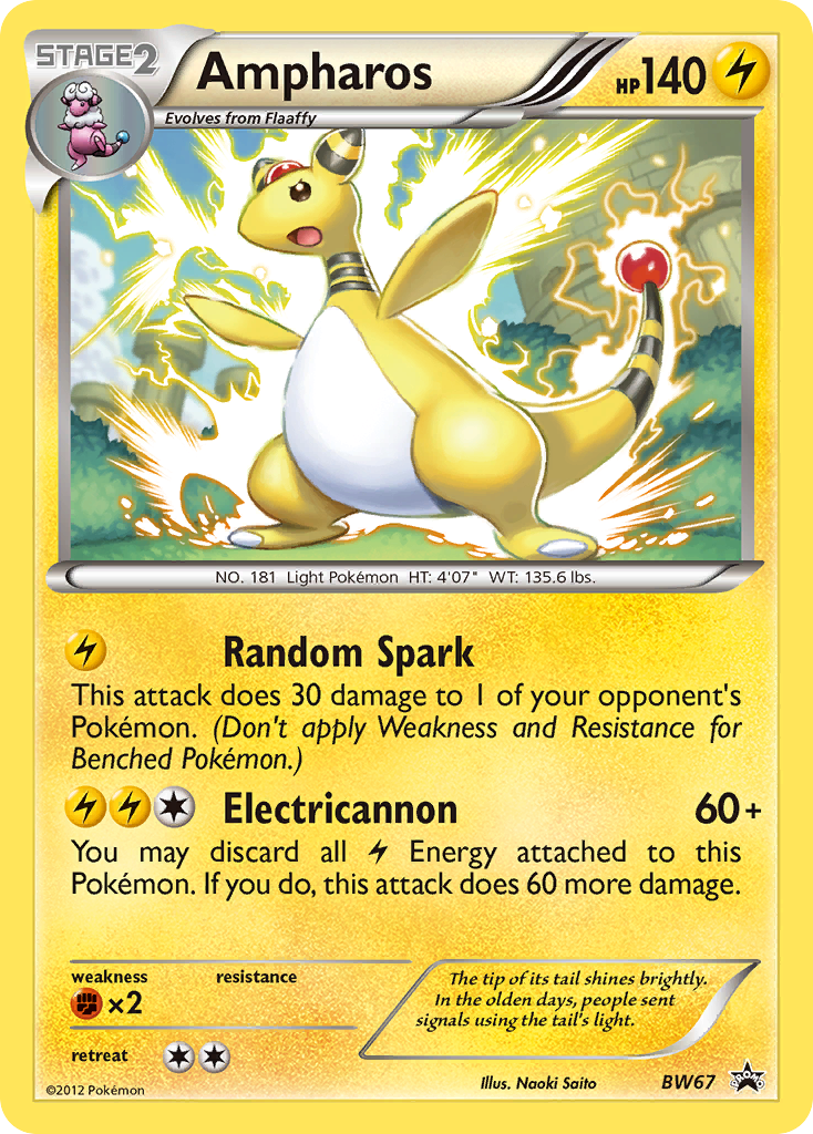 Ampharos (BW67) [Black & White: Black Star Promos] - Card Brawlers | Quebec | Canada | Yu-Gi-Oh!