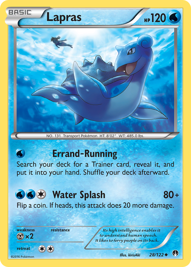 Lapras (28/122) [XY: BREAKpoint] - Card Brawlers | Quebec | Canada | Yu-Gi-Oh!