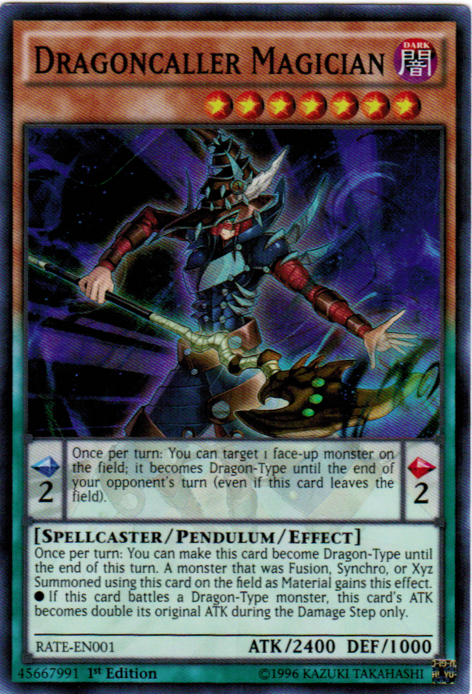 Dragoncaller Magician [RATE-EN001] Super Rare - Yu-Gi-Oh! - Card Brawlers | Quebec | Canada |