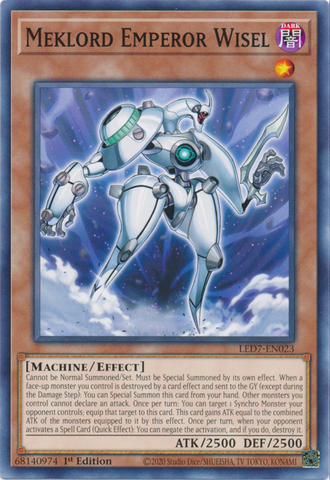 Meklord Emperor Wisel [LED7-EN023] Common - Card Brawlers | Quebec | Canada | Yu-Gi-Oh!