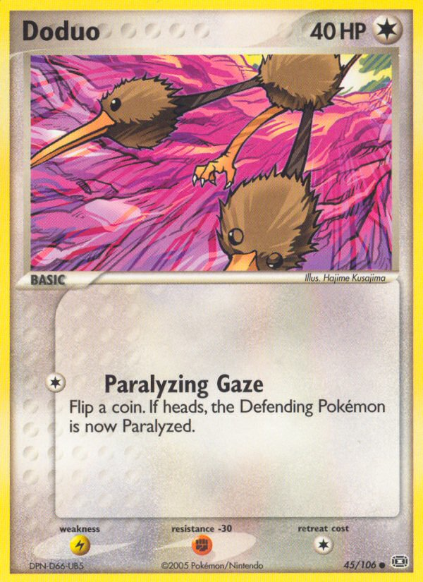 Doduo (45/106) [EX: Emerald] - Card Brawlers | Quebec | Canada | Yu-Gi-Oh!