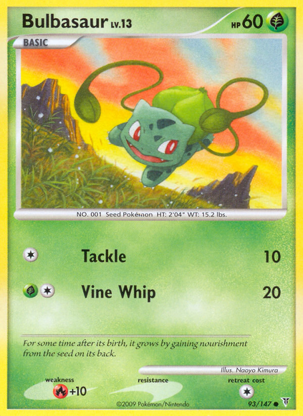 Bulbasaur (93/147) [Platinum: Supreme Victors] - Card Brawlers | Quebec | Canada | Yu-Gi-Oh!