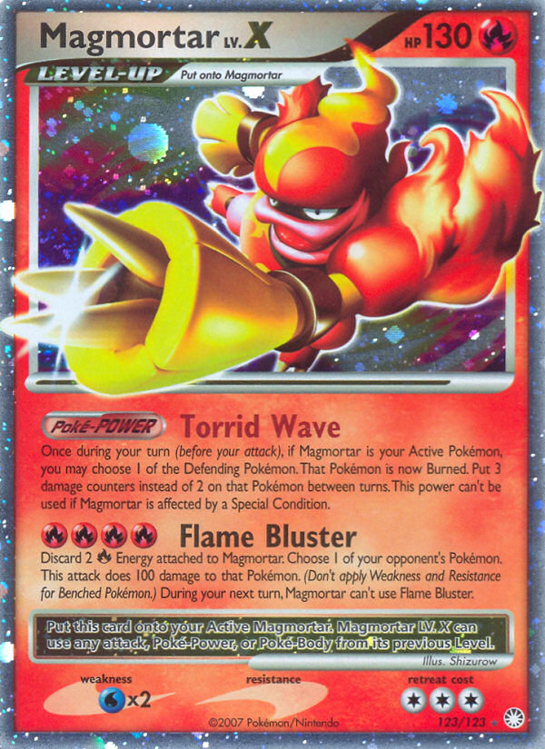 Magmortar LV.X (123/123) [Diamond & Pearl: Mysterious Treasures] - Card Brawlers | Quebec | Canada | Yu-Gi-Oh!