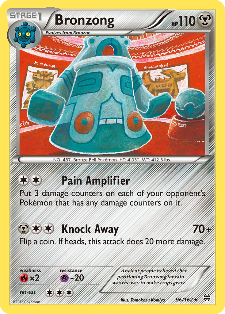 Bronzong (96/162) [XY: BREAKthrough] - Card Brawlers | Quebec | Canada | Yu-Gi-Oh!