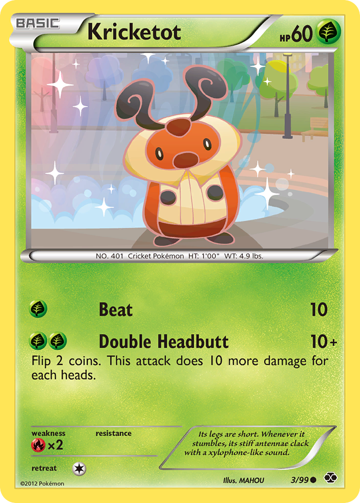Kricketot (3/99) [Black & White: Next Destinies] - Card Brawlers | Quebec | Canada | Yu-Gi-Oh!