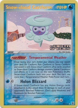 Snow-cloud Castform (29/113) (Stamped) [EX: Delta Species] - Card Brawlers | Quebec | Canada | Yu-Gi-Oh!