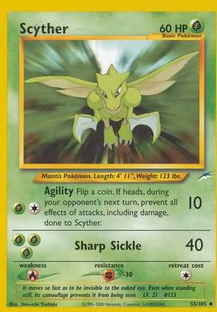 Scyther (55/105) [Neo Destiny Unlimited] - Card Brawlers | Quebec | Canada | Yu-Gi-Oh!