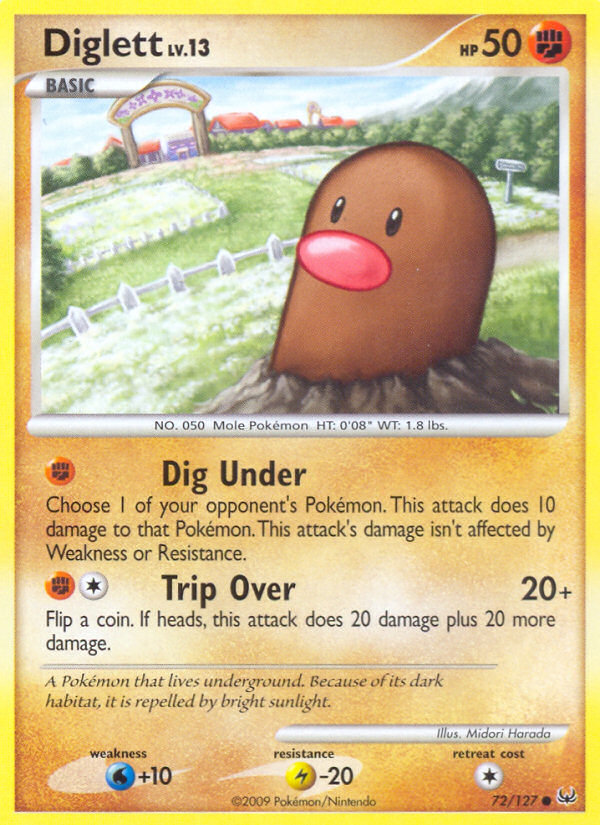 Diglett (72/127) [Platinum: Base Set] - Card Brawlers | Quebec | Canada | Yu-Gi-Oh!