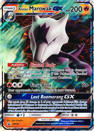 Alolan Marowak GX (SM187) (Jumbo Card) [Sun & Moon: Black Star Promos] - Card Brawlers | Quebec | Canada | Yu-Gi-Oh!