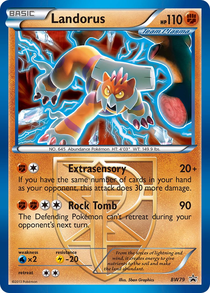 Landorus (BW79) (Team Plasma) [Black & White: Black Star Promos] - Card Brawlers | Quebec | Canada | Yu-Gi-Oh!