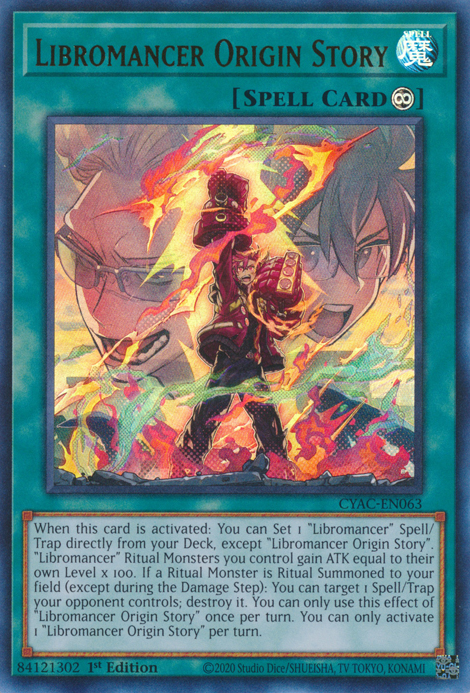 Libromancer Origin Story [CYAC-EN063] Ultra Rare - Card Brawlers | Quebec | Canada | Yu-Gi-Oh!