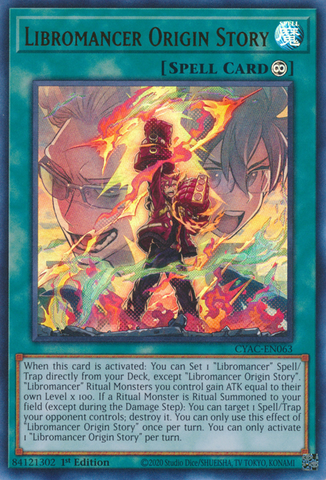 Libromancer Origin Story [CYAC-EN063] Ultra Rare - Card Brawlers | Quebec | Canada | Yu-Gi-Oh!