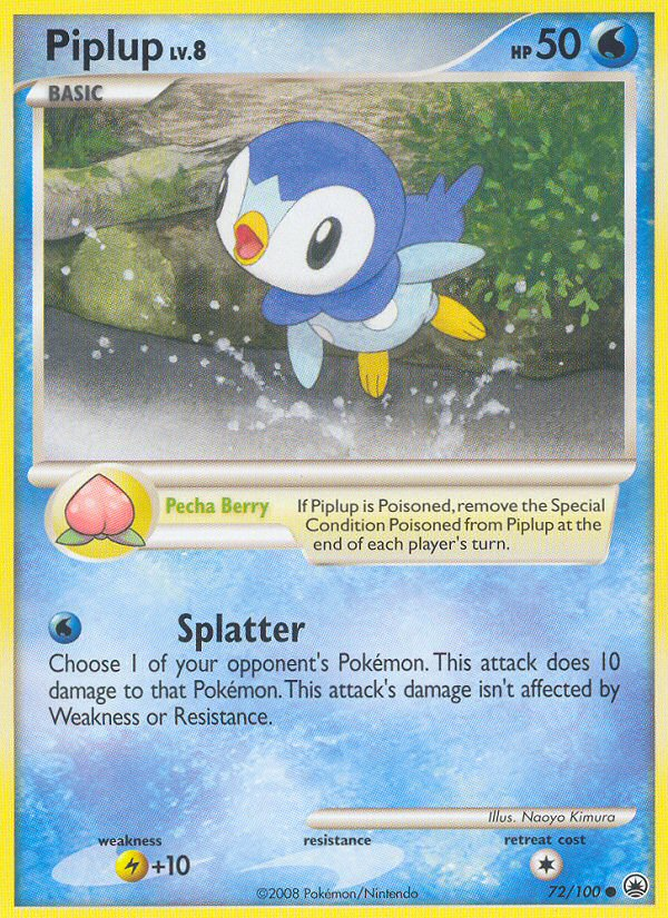 Piplup (72/100) [Diamond & Pearl: Majestic Dawn] - Card Brawlers | Quebec | Canada | Yu-Gi-Oh!