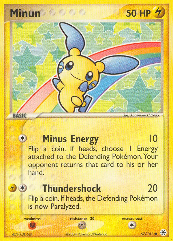 Minun (67/101) [EX: Hidden Legends] - Card Brawlers | Quebec | Canada | Yu-Gi-Oh!