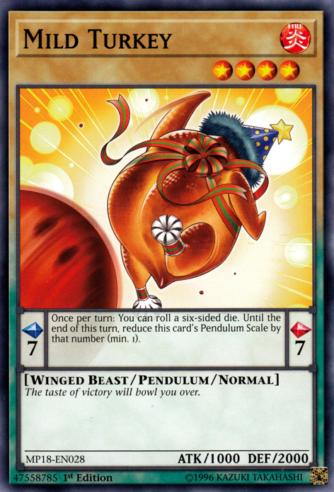 Mild Turkey [MP18-EN028] Common - Card Brawlers | Quebec | Canada | Yu-Gi-Oh!