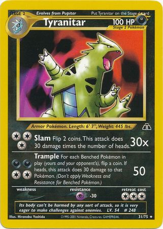 Tyranitar (31/75) [Neo Discovery Unlimited] - Card Brawlers | Quebec | Canada | Yu-Gi-Oh!