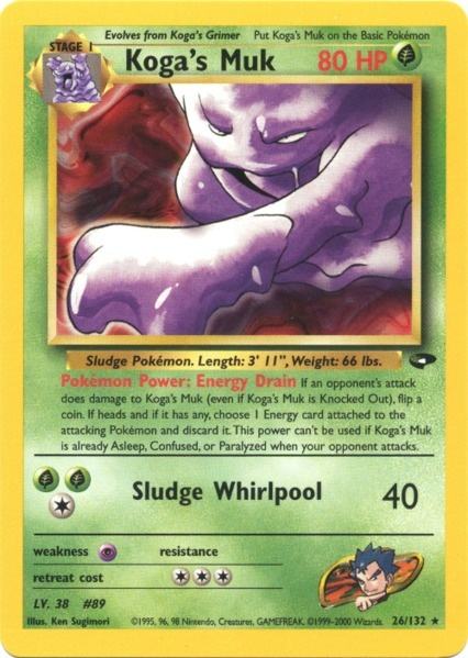 Koga's Muk (26/132) [Gym Challenge Unlimited] - Card Brawlers | Quebec | Canada | Yu-Gi-Oh!
