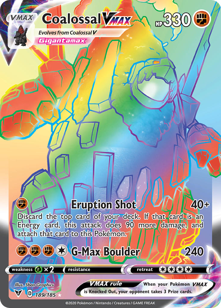 Coalossal VMAX (189/185) [Sword & Shield: Vivid Voltage] - Card Brawlers | Quebec | Canada | Yu-Gi-Oh!