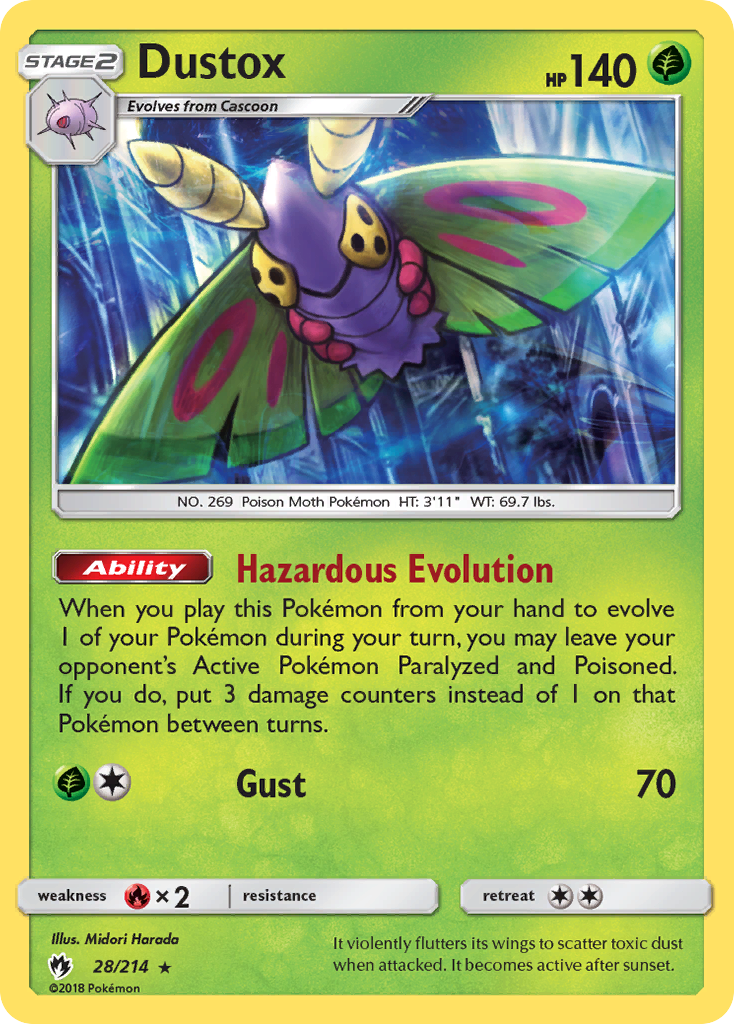 Dustox (28/214) [Sun & Moon: Lost Thunder] - Card Brawlers | Quebec | Canada | Yu-Gi-Oh!
