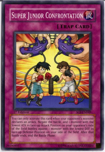 Super Junior Confrontation [SOI-EN049] Common - Card Brawlers | Quebec | Canada | Yu-Gi-Oh!