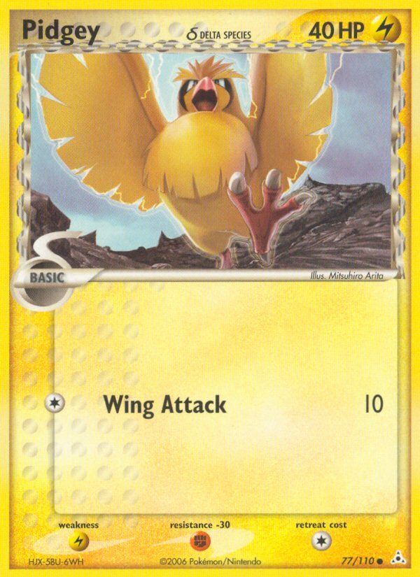 Pidgey (77/110) (Delta Species) [EX: Holon Phantoms] - Card Brawlers | Quebec | Canada | Yu-Gi-Oh!