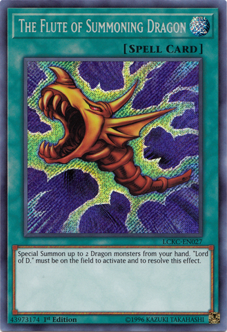 The Flute of Summoning Dragon [LCKC-EN027] Secret Rare - Card Brawlers | Quebec | Canada | Yu-Gi-Oh!